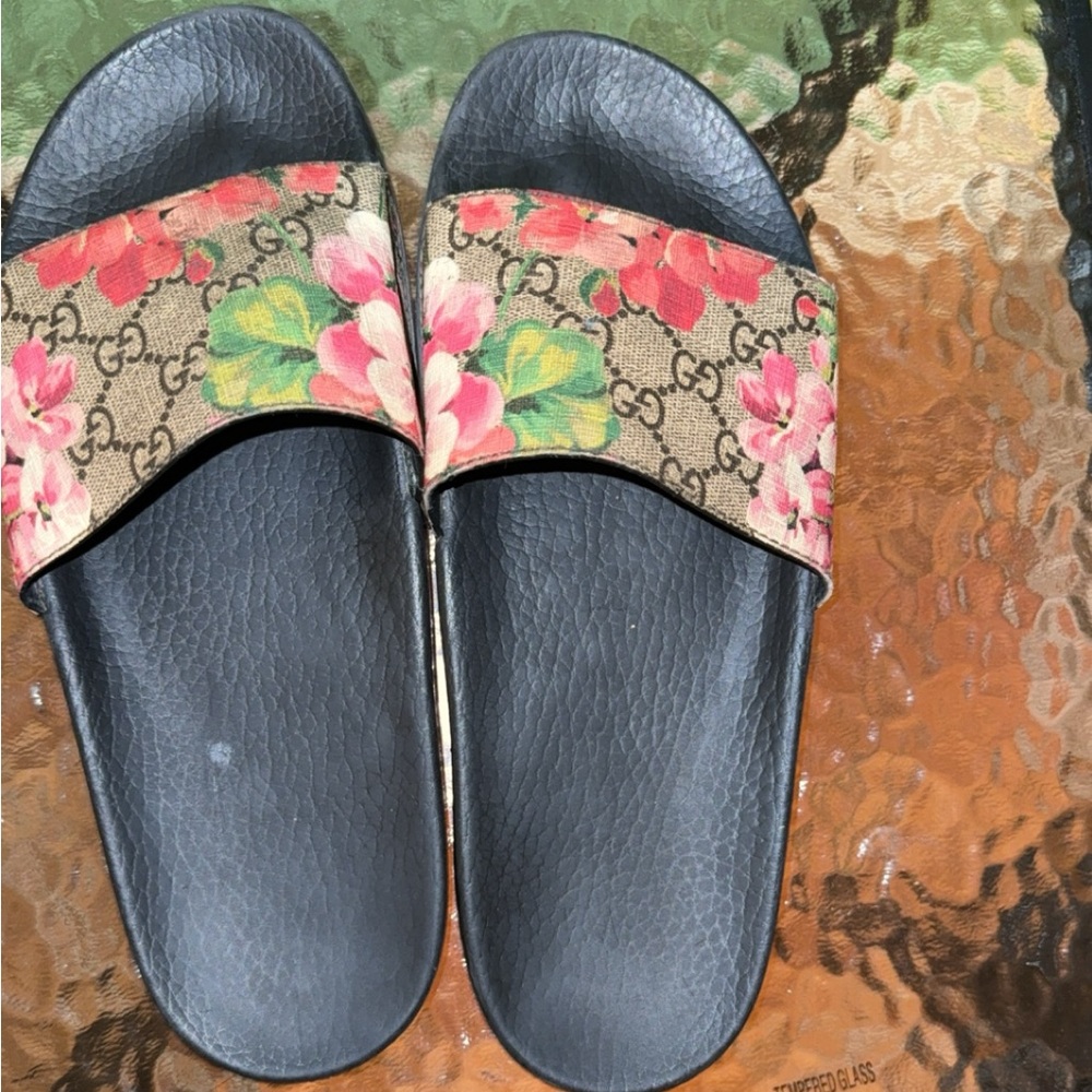 authentic Gucci slides